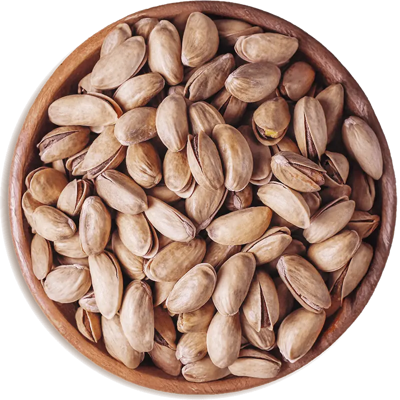 Bowl full of pistachios